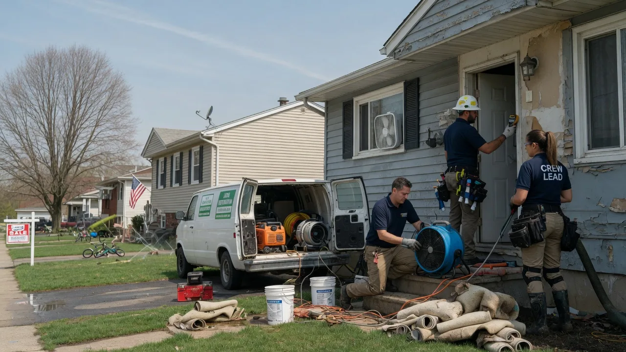Flood Cleanup in Bowmansville, PA near me